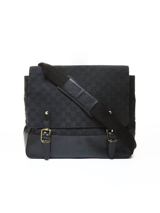 Gucci Handbags - Gucci Shoulder Bag GG Canvas Gold